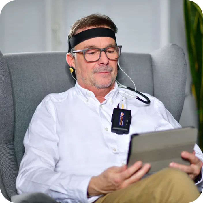 Focused work with neurofeedback support